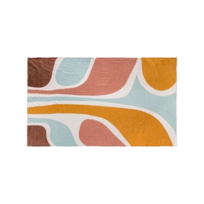 Paréo en coton à motifs multicolores, PAYOTTE, coloris Leeuwin, thème BALI