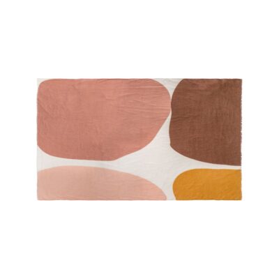 Paréo en coton à motifs multicolores, PAYOTTE, coloris Living stone, thème BALI