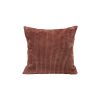 Coussin en velours côtelé LOOM coloris CINNAMON thème Fleur de Velours