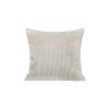 Coussin en velours côtelé LOOM coloris IVORY thème Fleur de Velours