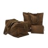 sac a main taxisac week end trippochette ticket taupe velvet leather fiche produit