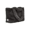 Sac cabas en fausse fourrure ZERRA Dark Grey