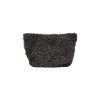 Trousse de toilette en fausse fourrure ZUZA Dark Grey