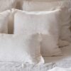 Coussin en lin coloris Snowy