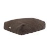 Grand coussin de sol en moumoute : FLAT Chocolat