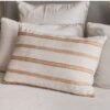 coussin en coton PAPAYE PECHE Hotel SOCLO Toulouse fiche produit ambiance