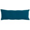 Coussin en lin 30x70, modèle uni, SMOOTHIE, brut- coloris Piscine