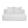 Canapé 3 places en lin 6 Canapé en lin 3 places en lin URBAN GEEK White