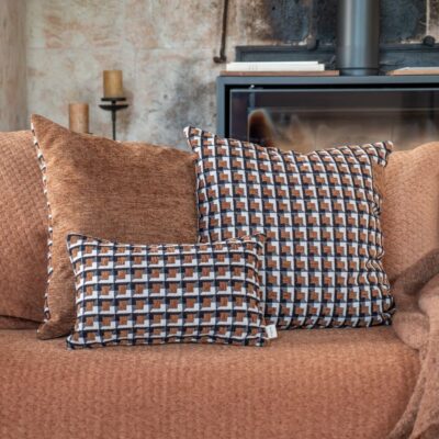 Alternative view of Housse de coussin en velours bi-face 50x50 cm