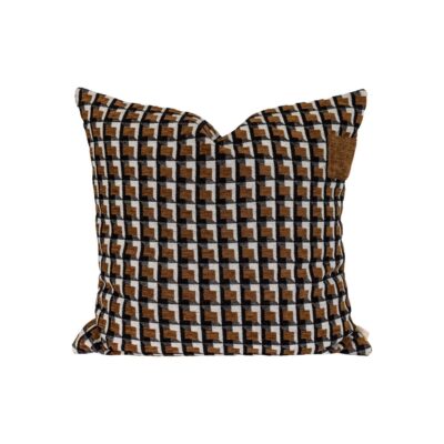 Coussin bi-face en velours 50x50 cm