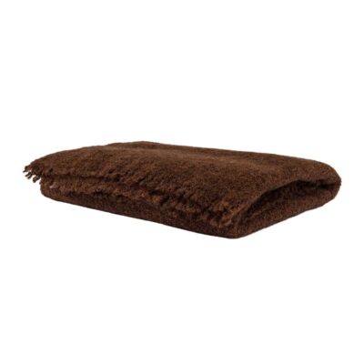 Plaid en laine uni MOLIERE Brownie