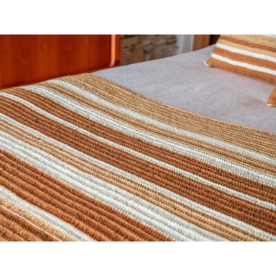 Plaid en coton crocheté fait main TOBAGO Cusco