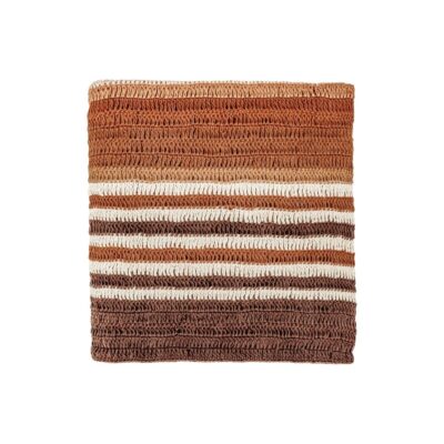 Plaid en coton crocheté, modèle TOBAGO coloris Cusco