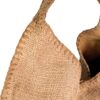 Sac en jute porté épaule NOMAD, coloris Tan, thème Jute - zoom matière