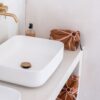 Trousse de toilette brodée CLARK Small Pink