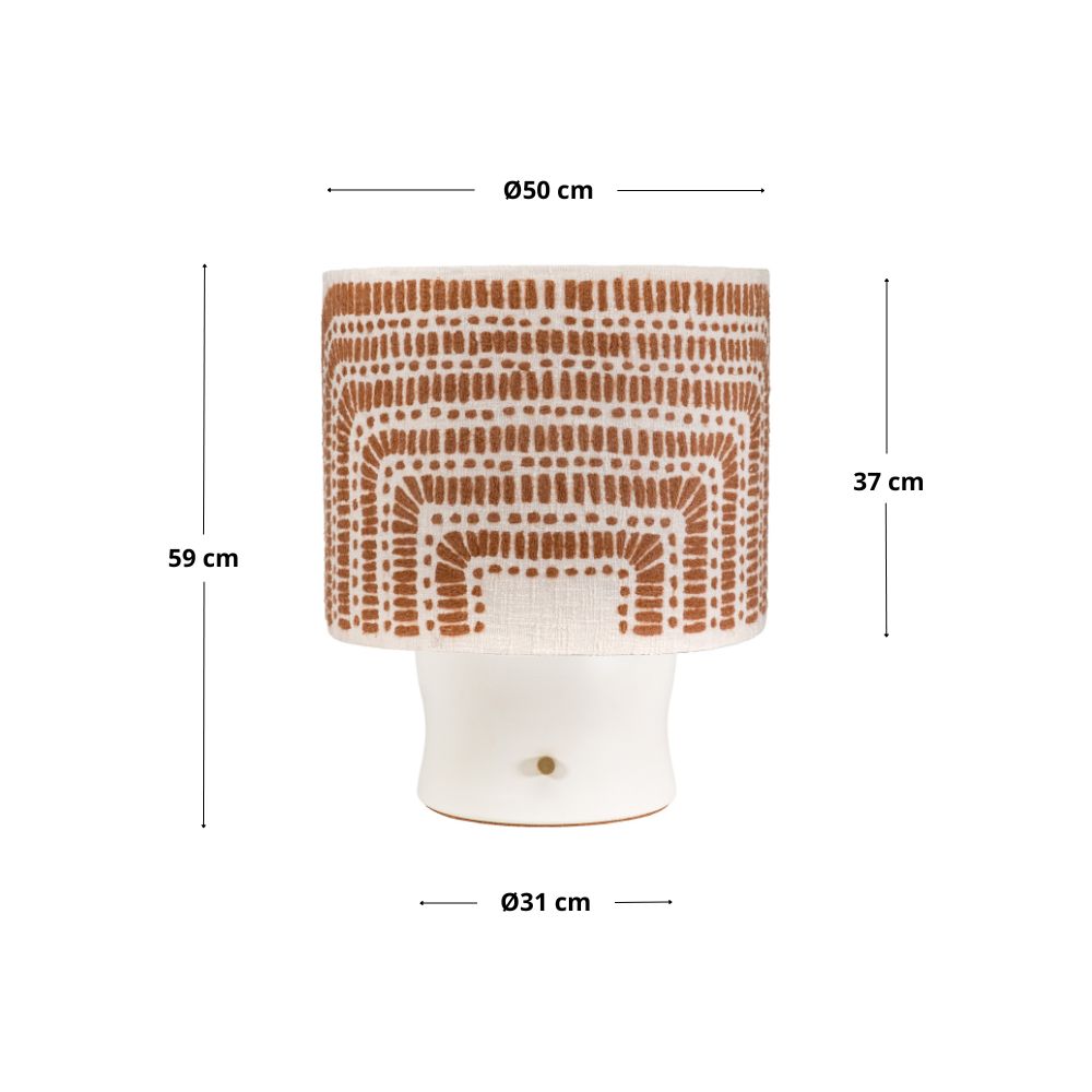 VERTIGO TERRAM3SCHEMA DIMENSION fiche produit lampe