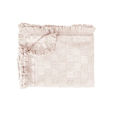 Plaid en coton alvéolé FLIRT Nude