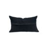 Coussin en lin 25X40cm, HYPOLITE, coloris NIGHT/NUIT, thème HANDMADE