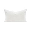 Coussin en lin 40x60cm, HECTOR, coloris BLANC/WHITE, thème HANDMADE