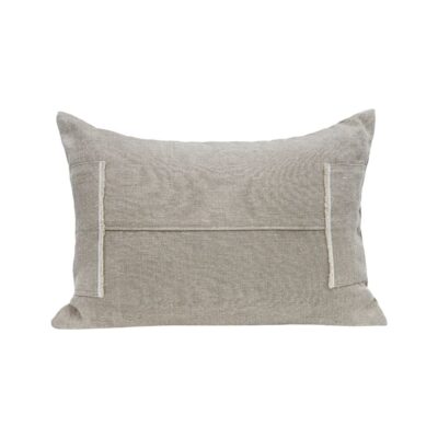 Coussin en lin 40x60cm, HECTOR, coloris NATUREL, thème HANDMADE