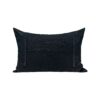 Coussin en lin 40x60cm, HECTOR, coloris NIGHT/NUIT, thème HANDMADE