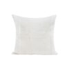 Coussin en lin 50X50cm, HORACE, coloris WHITE/BLANC, thème HANDMADE