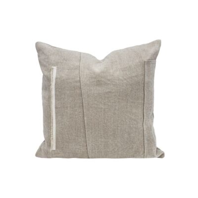 Coussin en lin 50X50cm, HORACE, coloris NATUREL, thème HANDMADE