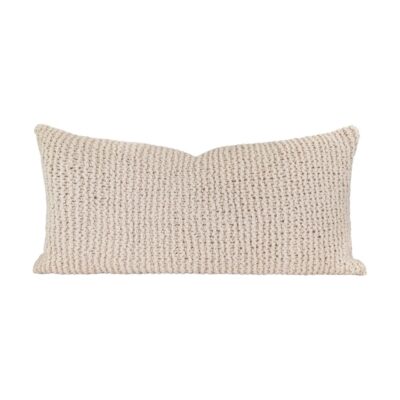 Coussin en tricot en laine 55x110 cm CRACKER