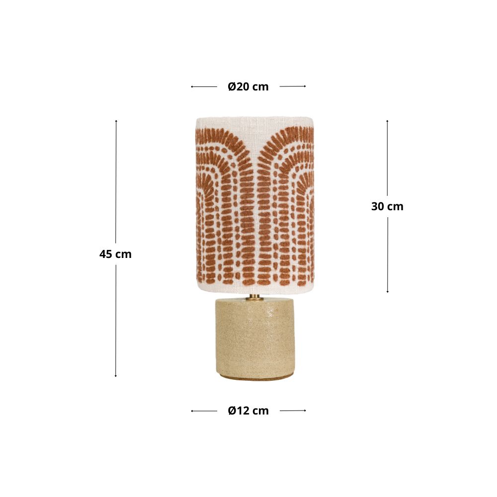 PSYCHOSE KAOECRU SCHEMA DIMENSION fiche produit lampe