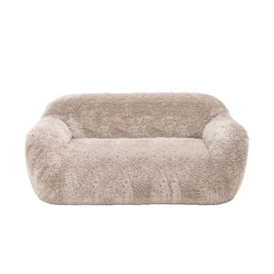 Canapé 3 places en fausse fourrure