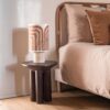 Lampe sur pied en céramique, motifs tuftés : PSYCHOSE