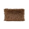Coussin en fausse fourrure 40x60 cm 16 Coussin en fausse fourrure FLAVIE Camel