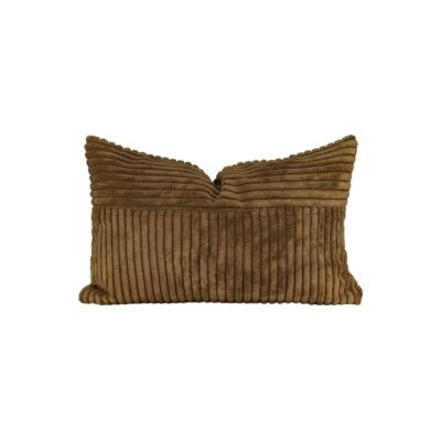 Coussin en velours côtelé 25 x 40 cm - HUDSON Army