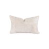 Coussin en velours côtelé 25 x 40 cm - HUDSON Ivory