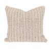 Coussin en tricot en laine 80x80cm CRUNCHY