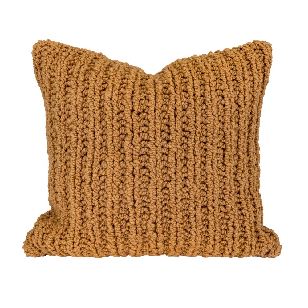 Coussin en laine en tricot 80x80 cm 1 Coussin en tricot en laine 80x80cm CRUNCHY