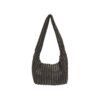 Sac banane en velours côtelé 15 sac porte epaule VINTAGE cacao sous bois fiche produit