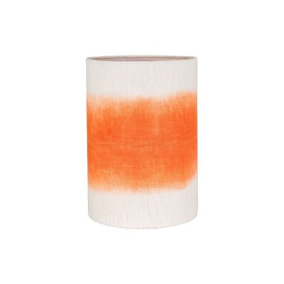 Abat-jour en coton flammé INDIANA Tangerine