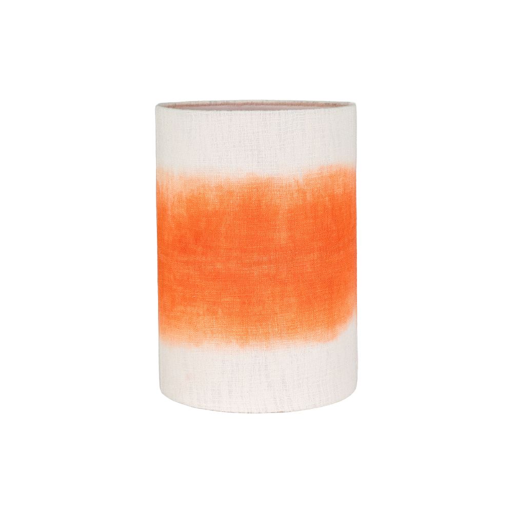 Abat-jour en coton flammé INDIANA Tangerine