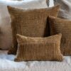 Coussins en velours, coloris Army - Thème Handmade