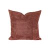Coussin en velours côtelé 40 x 60 cm - HILDA Cinnamon