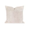 Coussin en velours côtelé 40 x 60 cm - HILDA Ivory