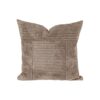Coussin en velours côtelé 40 x 60 cm - HILDA Mocca