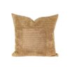Coussin en velours côtelé 40 x 60 cm - HILDA Sand