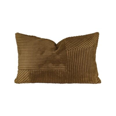 Coussin en velours côtelé 40 x 60 cm - HENRY Army