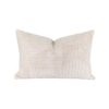 Coussin en velours côtelé 40 x 60 cm - HENRY Ivory