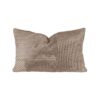 Coussin en velours côtelé 40 x 60 cm - HENRY Mocca