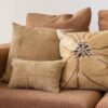 Coussin en velours côtelé 25x40 cm 4 Coussin en velours côtelé thème HANDMADE coloris Sand