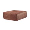 Repose-pied en velours SLOW POUF Rosebud