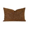 Coussin effet moucheté et reliefs traversant 40x60cm Milton, coloris Cannelle, thème ARTY COUTURE, recto, ah26